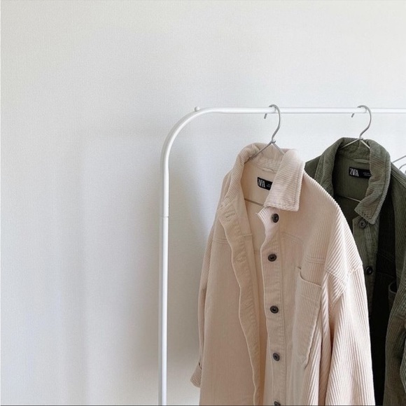 NWT Bloggers Favorite ZARA Corduroy Overshirt - Picture 8 of 16